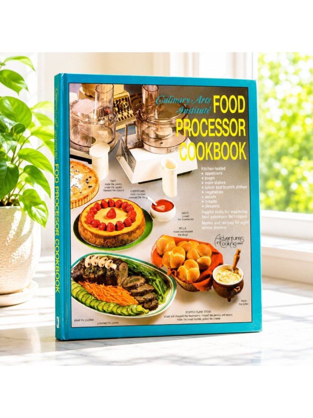 Culinary Arts Institute Food Processor Cookbook 1980 Hardcover Vintage Recipes &